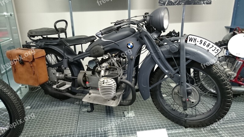 Prague Museum Gray Matt Motorcycle