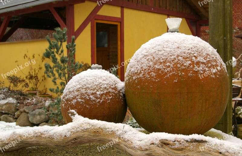 Terracotta Balls Terracotta Balls Garden Lights Decoration