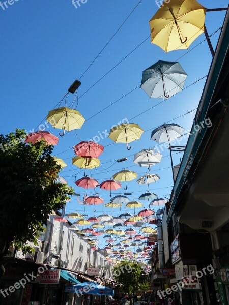 Turkey Antalya Parasols Free Photos