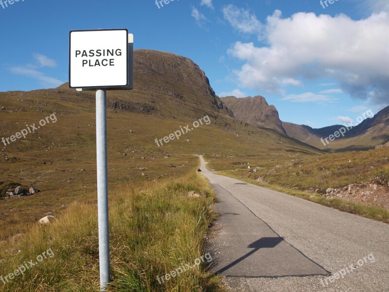 Road Bealach Na Ba Pass Applecross Scotland