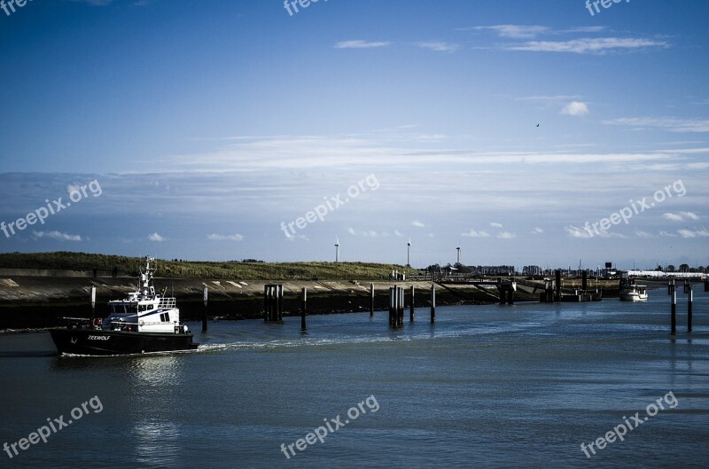 Ship Flanders Belgium North Sea English Channel