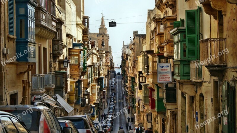 Malta 2012 Valletta Lane Free Photos