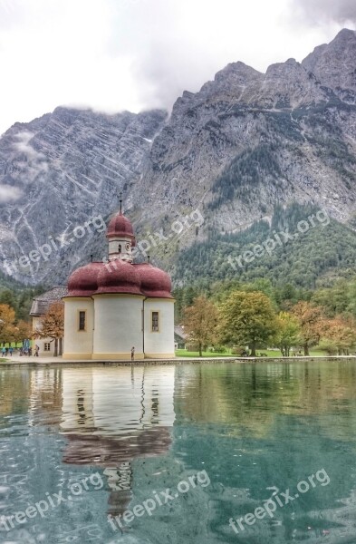 Landscape Mountains Alpine Bergsee Nature