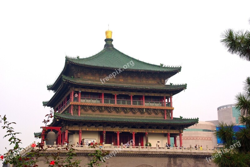 China Xian Rampart Tower Bell