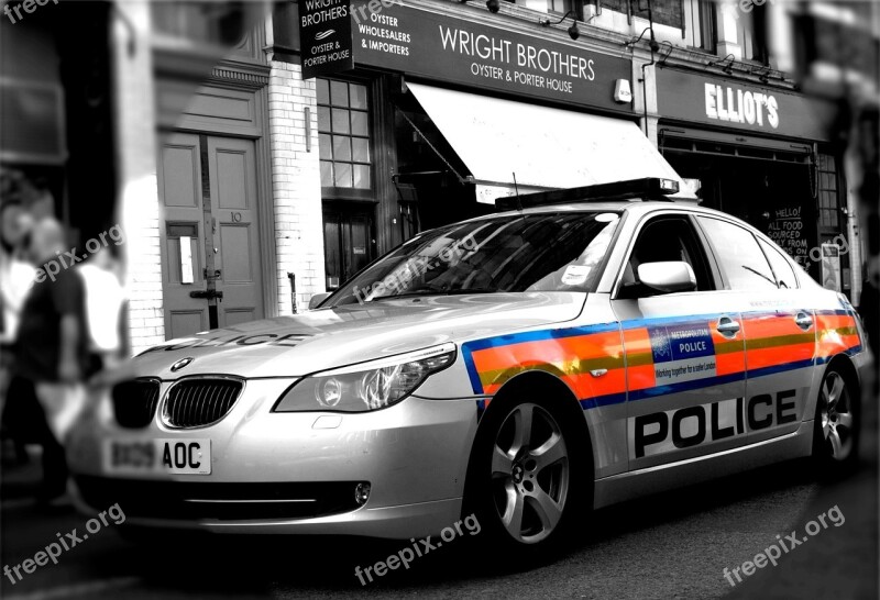 Police Car Vehicle Police Car Cop