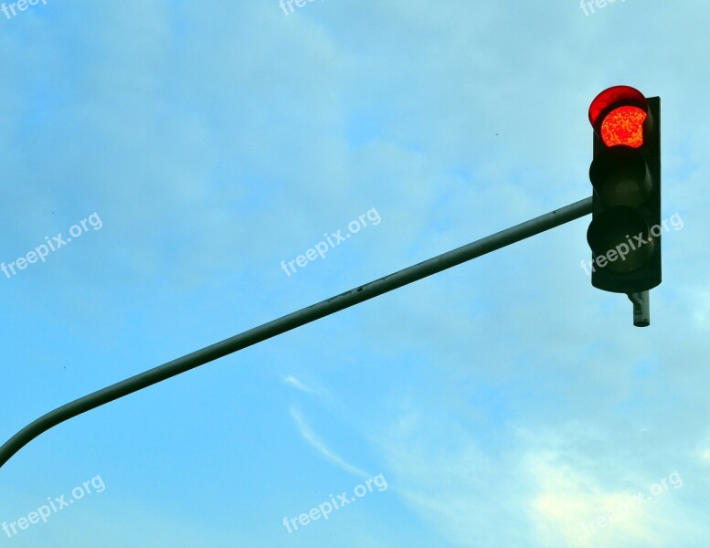 Traffic Light Light Red Light Countdown Stop