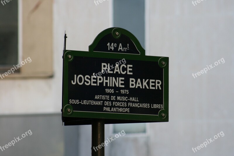 Josephine Baker Paris Dancer France Travel