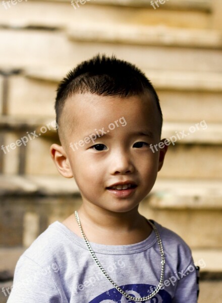 Boy Viet Nam Child Portrait Free Photos