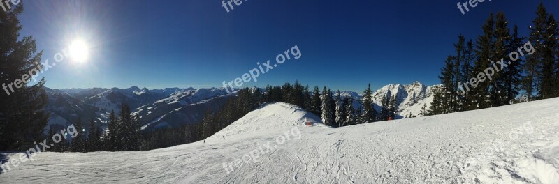 Saalbach Sunshine Overview Canazei Ski