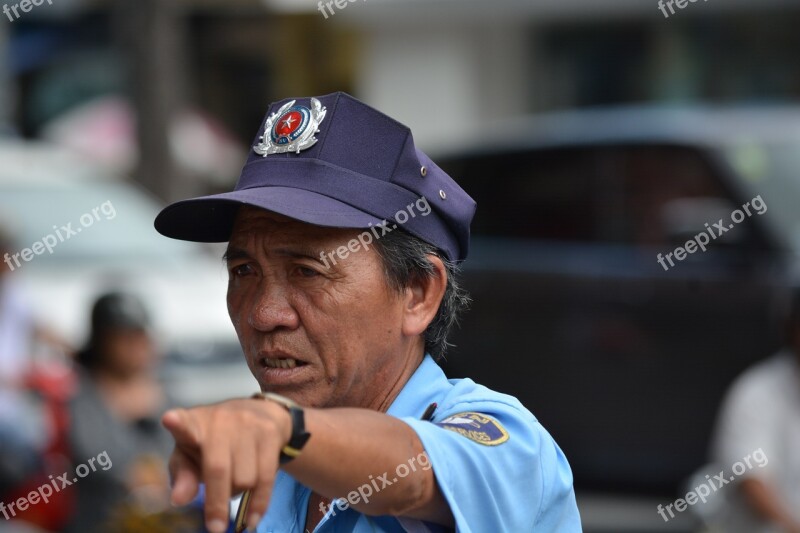 Policeman Vietnam Saigon Free Photos