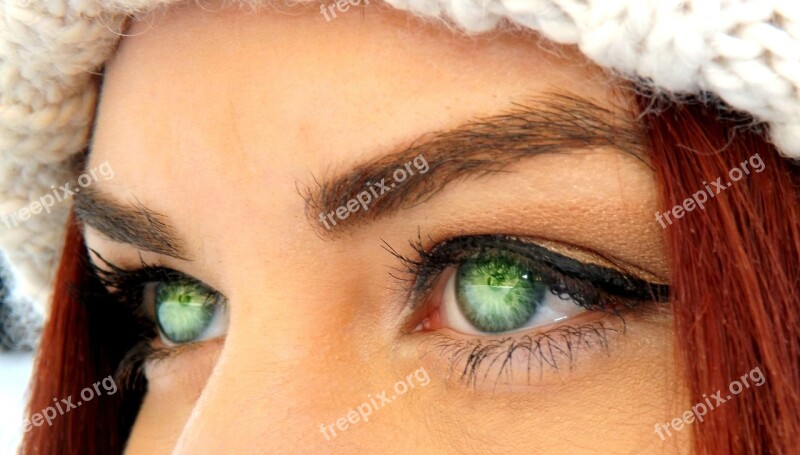 Eye Green Iris Coloring Seductive