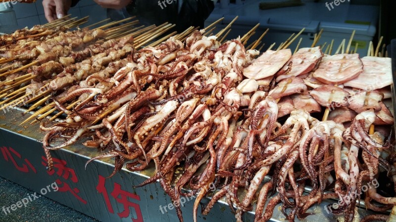 Seafood Chinese Food Street Food Asian Food Free Photos