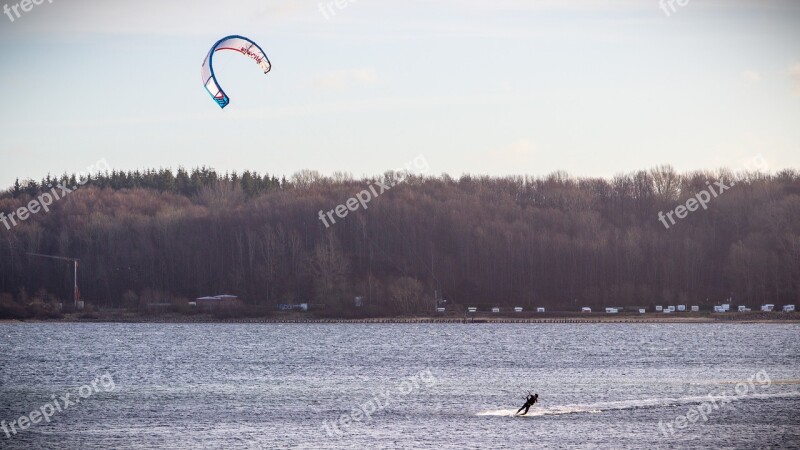 Kite Surf Kite Surfing Kitesurfer Kitesurfing Water Sports