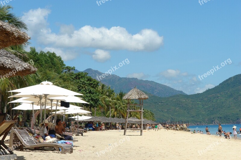 Nha Trang Beach Khanh Hoa Vietnam Free Photos