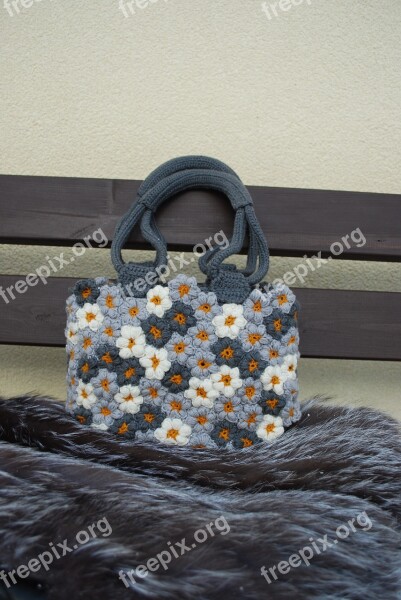 Handbag Flower Motif Fashion Style