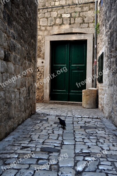 Street Trogir Croatia Europe Dalmatia