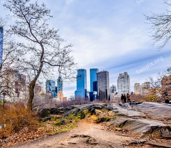 Central Park New York Wiinter Central Park New York Manhattan