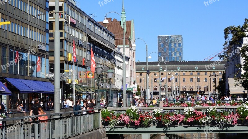 Gothenburg Street City ​​center Sweden Weekday