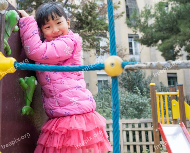 Child Playing Girl Person People Happy