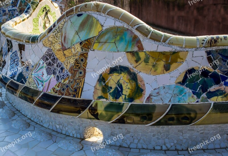 Gaudi Guell Park Architecture Barcelona Spain