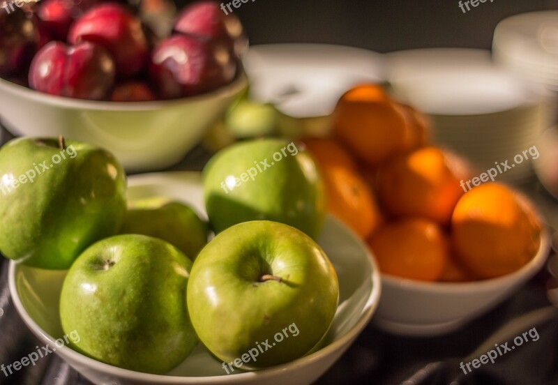 Fruit Green Apple Oranges Apples Healthy