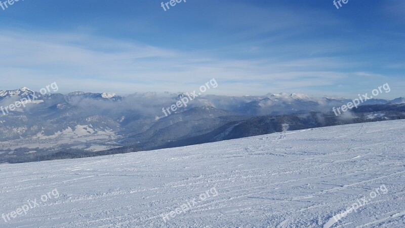 Ski Runway Tyrol Winter Skiing