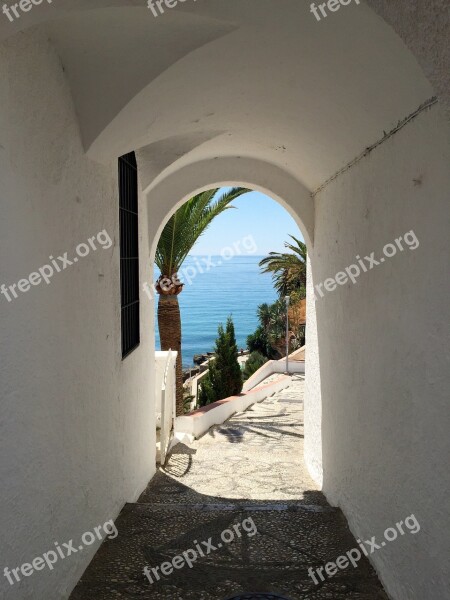 Sun White Doorway Nature Spain