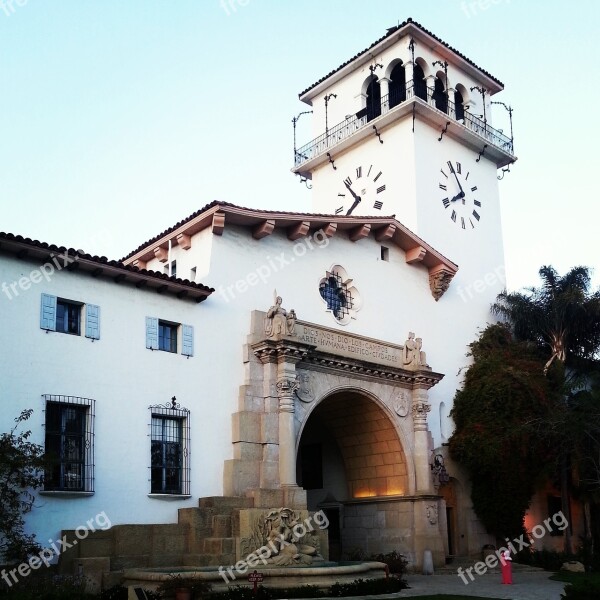 Santa Barbara California Church Santa Barbara