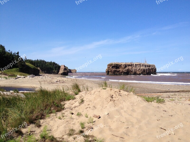 New Brunswick Coast Atlantic Scenic Water