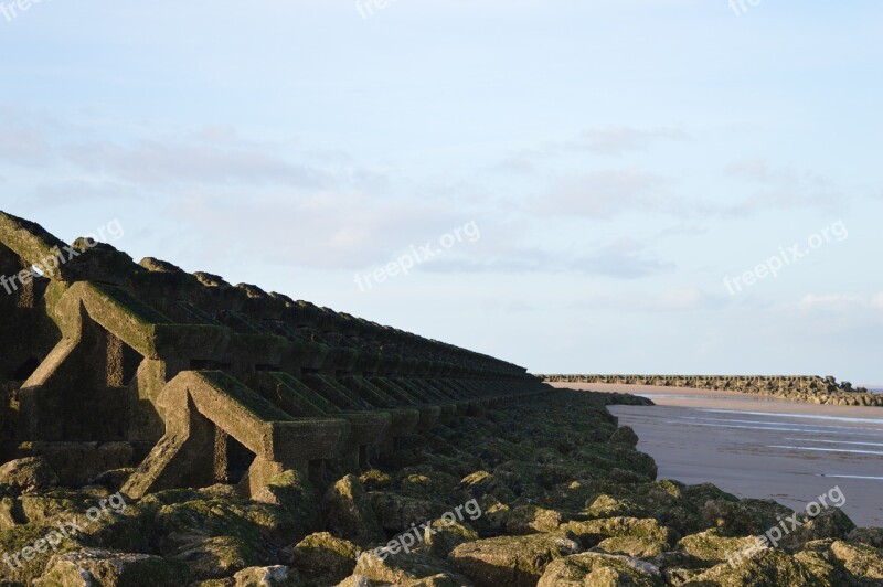 New Brighton Wallasey Beach Mersey North Sea