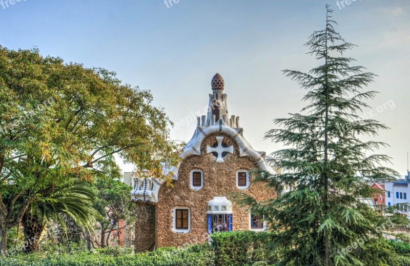 Gaudi Guell Park Architecture Barcelona Spain