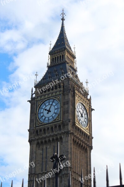 Big Ben London Parliament England Westminster