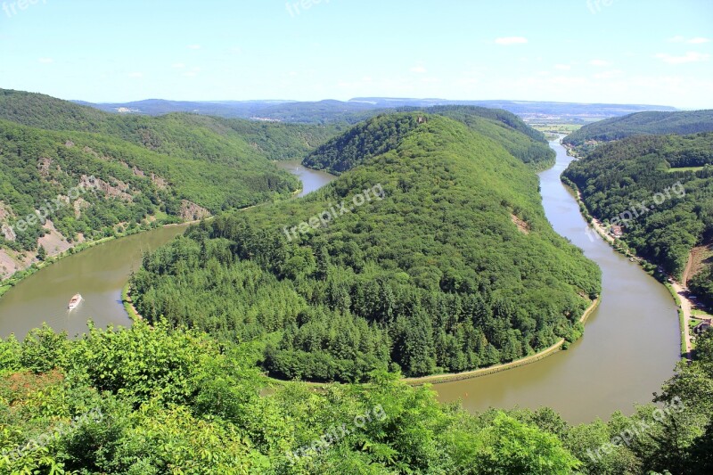 Saar Loop Saarland River Trees Forest