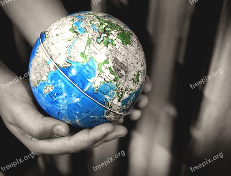 Hands Globe Earth Free Photos