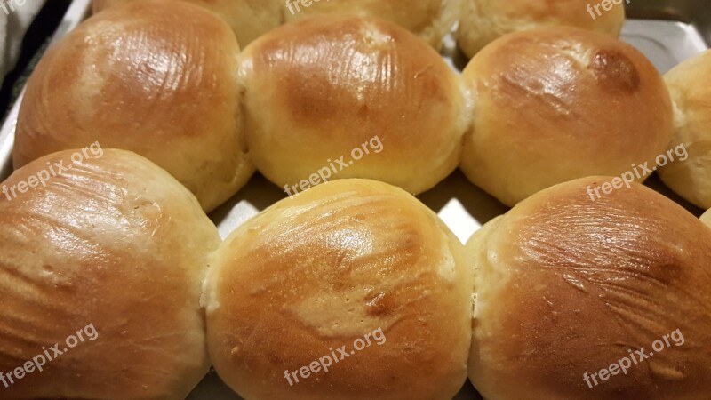 Buns Baking Rosy Yummy Bun