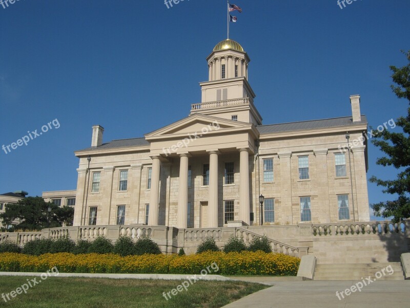 Iowa City Capitol Iowa City Usa