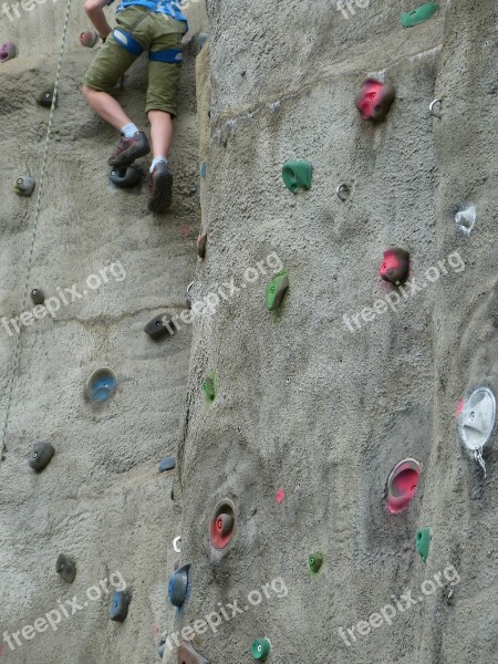 Climb Climbing Wall Climbing Holds Climber Sport Climbing