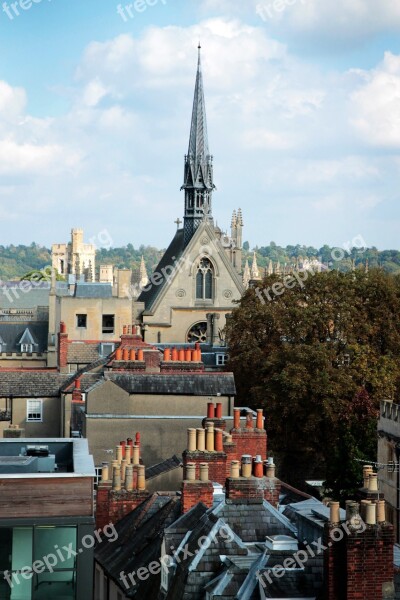 Oxford England Architecture Church Spire