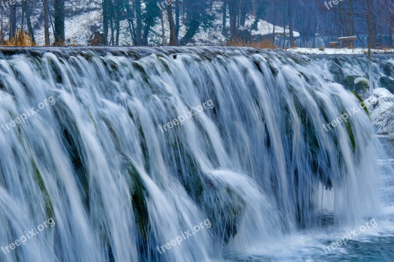 Cascade Ice Water Cold Winter