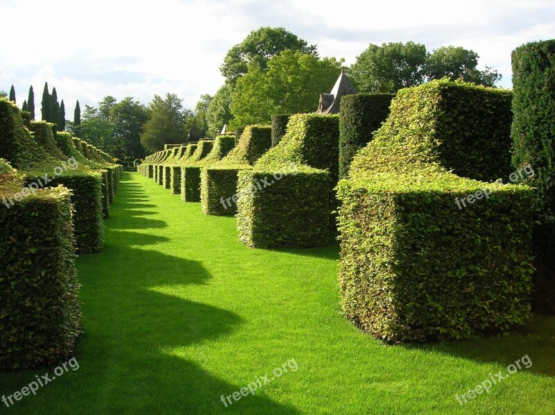 French Garden 18th Century Mansion Eyrignac Gardens Of France Domain