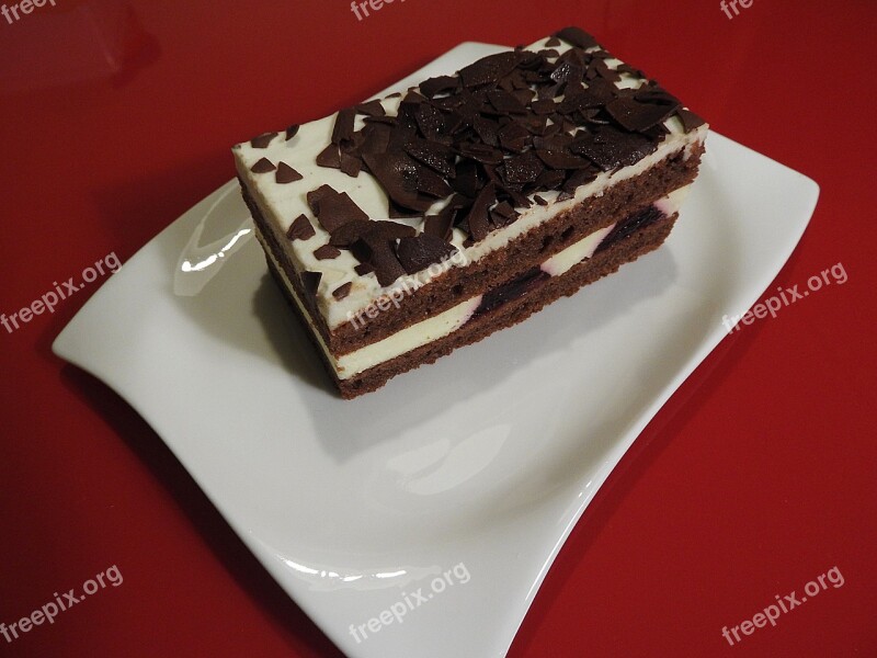 Black Forest Cake Dessert Chocolate Chips Free Photos