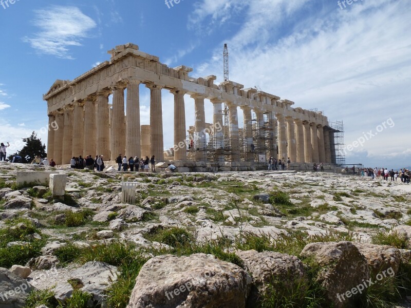 Greece Acropolis Parthenon Athens Temple