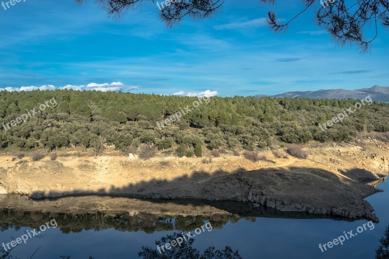 River Landscape Nature Water Trees