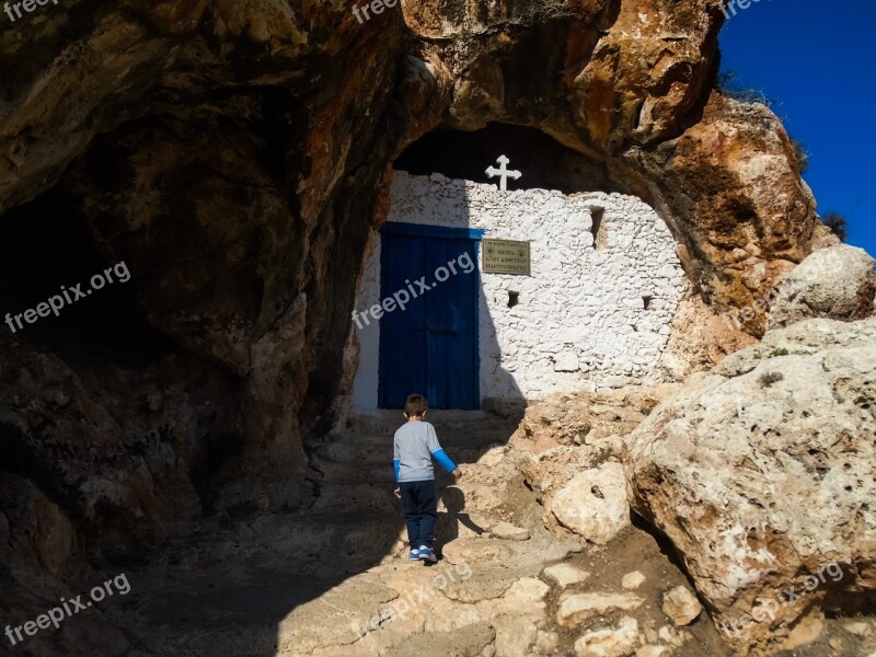 Cyprus Protaras Ayii Saranta Cave Church