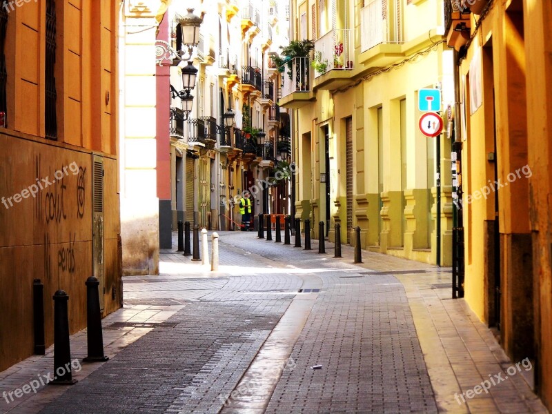 Valencia España El Centro Town Streat View