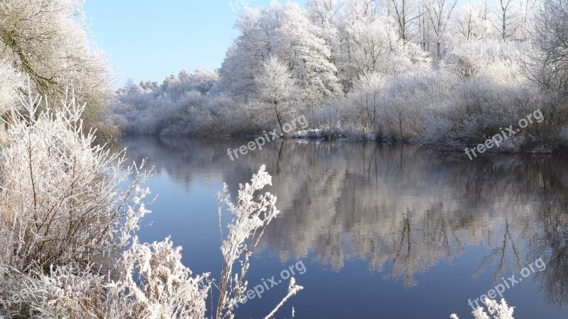 Silent Harmony Hoarfrost Winter River