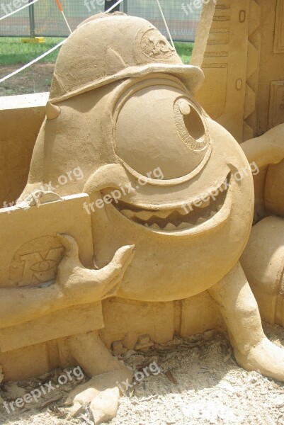 Monsters Inc Sand Building Kids Entertainment Boy