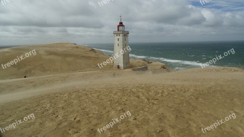 Denmark Rudbjerg Knude Lighthouse North Sea Free Photos