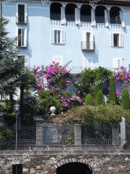 Ticino Switzerland Color Building Mediterranean