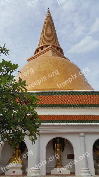 Phra Pathom Chedi Pagoda Sathup Prapathomjedi Lord